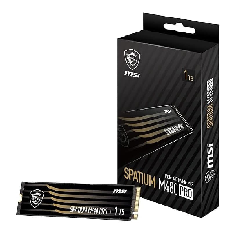 اس اس دی اینترنال ام اس آی مدل SPATIUM M480 PRO PCIe 4.0 NVMe M.2 ظرفیت یک ترابایت — تصویر ۱۲