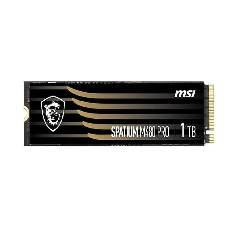 اس اس دی اینترنال ام اس آی مدل SPATIUM M480 PRO PCIe 4.0 NVMe M.2 ظرفیت یک ترابایت — تصویر ۲
