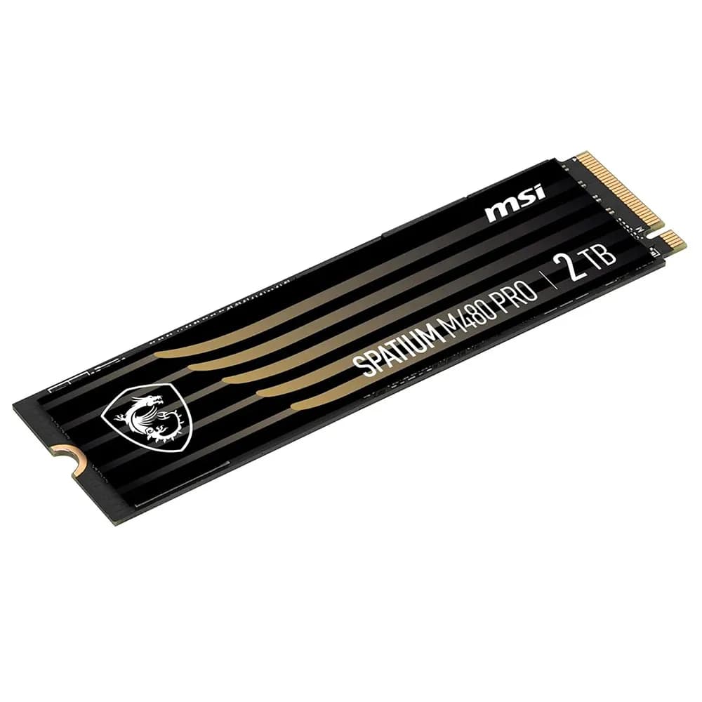 اس اس دی اینترنال ام اس آی مدل SPATIUM M480 PRO PCIe 4.0 NVMe M.2 ظرفیت یک ترابایت — تصویر ۵