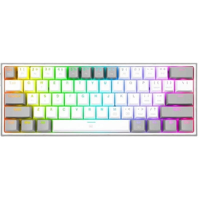 کیبورد گیمینگ ردراگون مدل K617 FIZZ، سوییچ مکانیکال قرمز، Tenkeyless، نورپردازی RGB — تصویر ۴