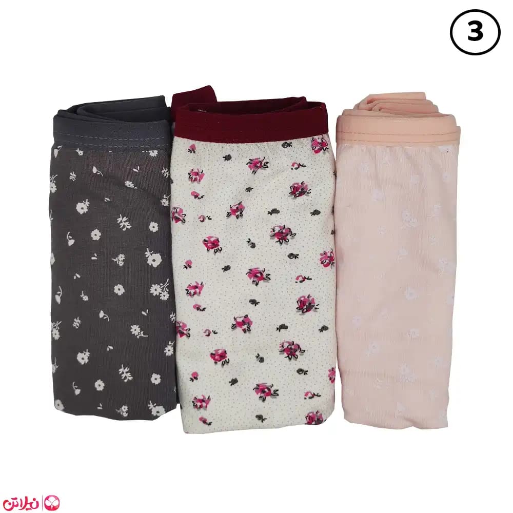 پک سه عددی شورت زنانه کوزا سایز 2XL — تصویر ۴