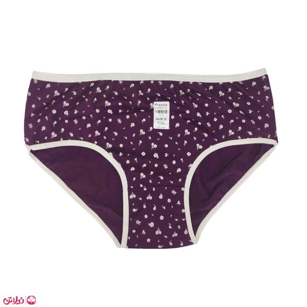 شورت زنانه طرح دار نخی مدل 99256 — تصویر ۳