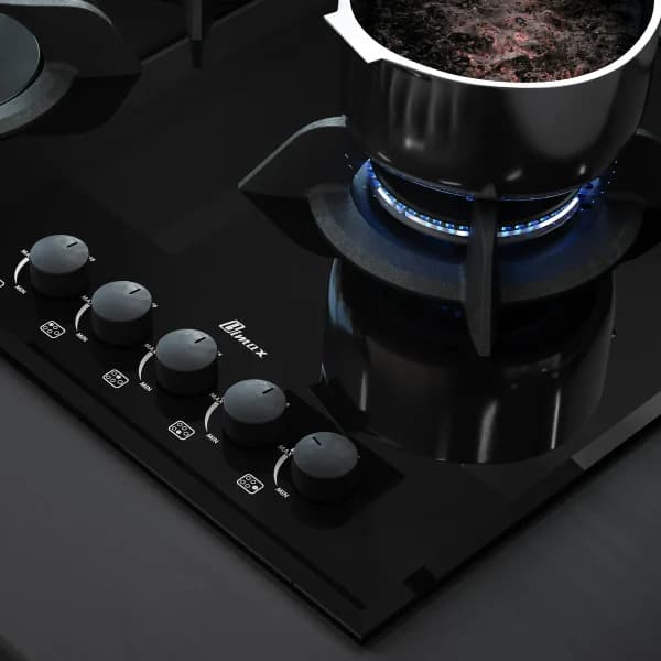 اجاق گاز شیشه‌ ای بیمکث مدل 2101 — تصویر ۷
