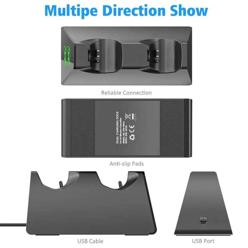 پایه شارژر دسته PS4 دابی مدل TP4-19012 — تصویر ۴