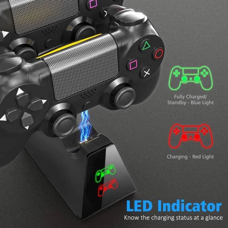 پایه شارژر دسته PS4 دابی مدل TP4-19012 — تصویر ۳