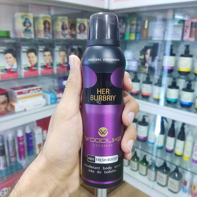 اسپری بدن وودلایک باربری زن (Burberry Her) زنانه حجم 200 میل — تصویر ۳