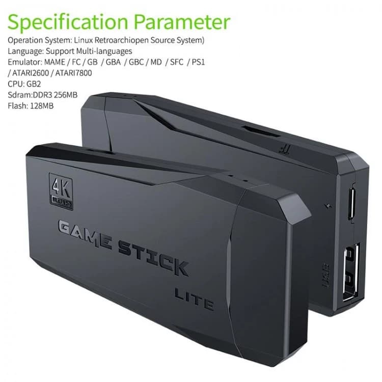 کنسول بازی مدل 4K Game Stick LiteکیفیتA+ ویژه ثبت سفارش اینترنتی — تصویر ۲