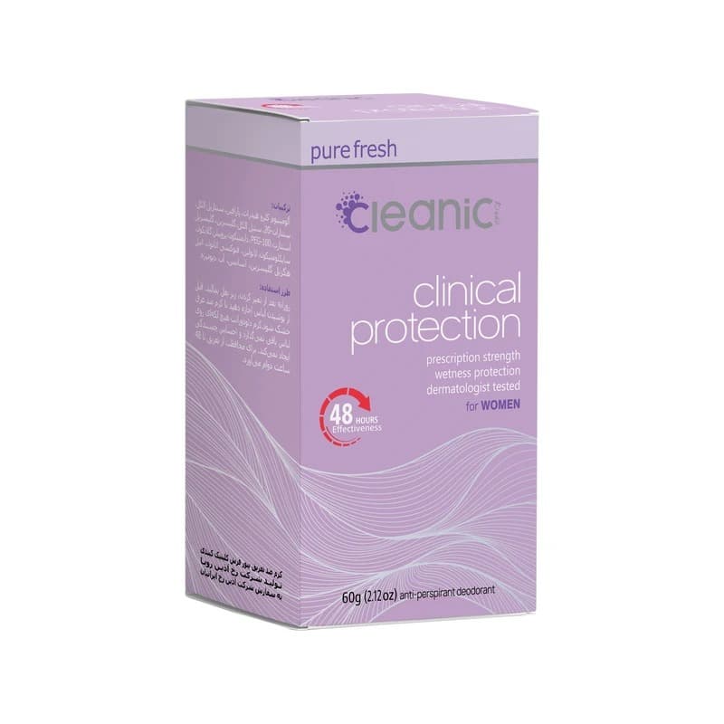 دئودورانت زنانه کلینیک کیندی مدل PURE FRESH — تصویر ۲
