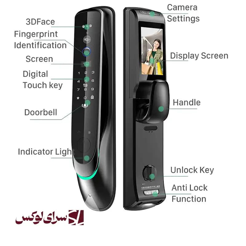 قفل هوشمند تشخیص چهره آیلاک IX4 — تصویر ۶