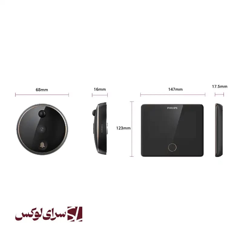 چشمی دیجیتال فیلیپس DV001 — تصویر ۸