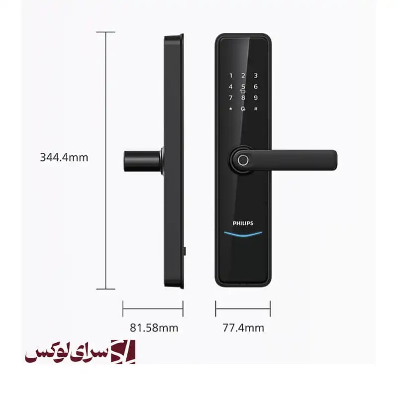 دستگیره دیجیتال فیلیپس DDL603E-5HWS — تصویر ۸