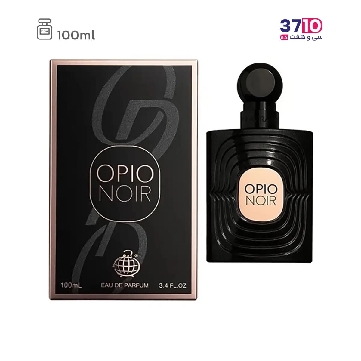 ادوپرفیوم اپیو نویر فراگرنس ورد OPIO NOIR حجم 100میلی لیتر — تصویر ۲