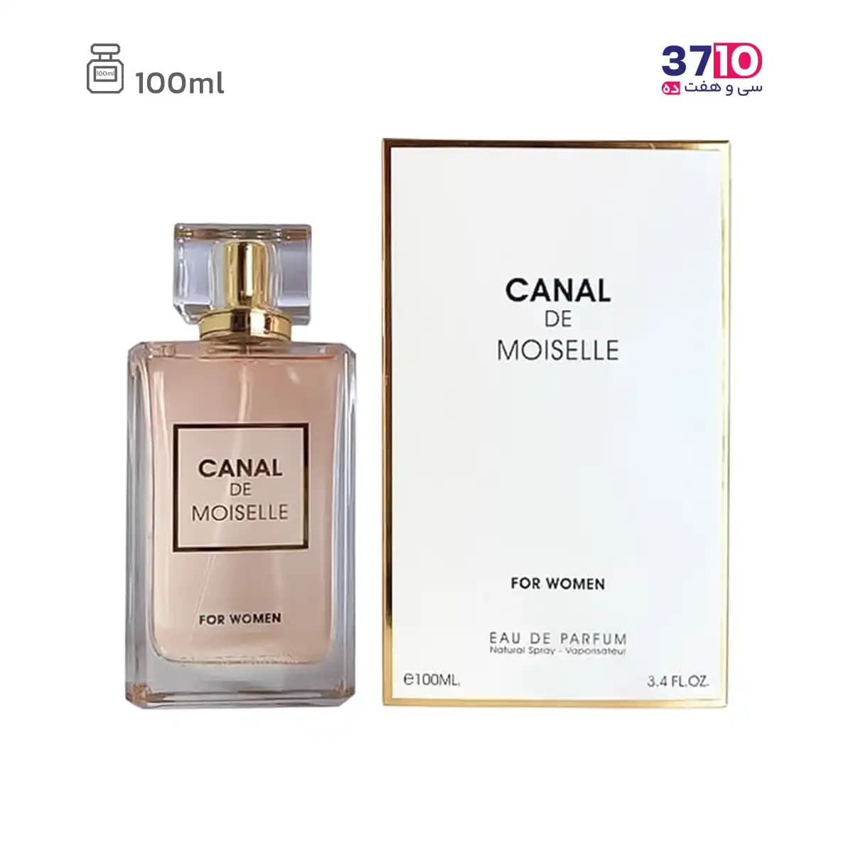 ادوپرفیوم زنانه فراگرنس ورد CANAL DE MOISELLE حجم 100میلی لیتر