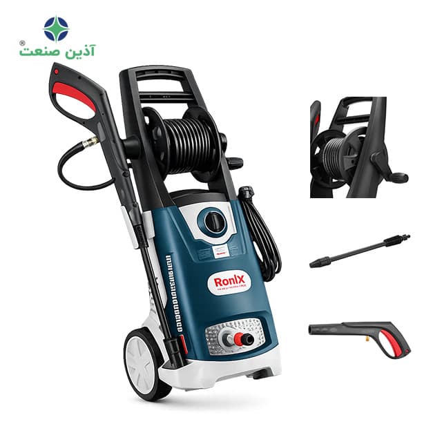 کارواش دینامی 160 بار نیمه‌صنعتی رونیکس مدل RP-1160 | موتور 2200 وات