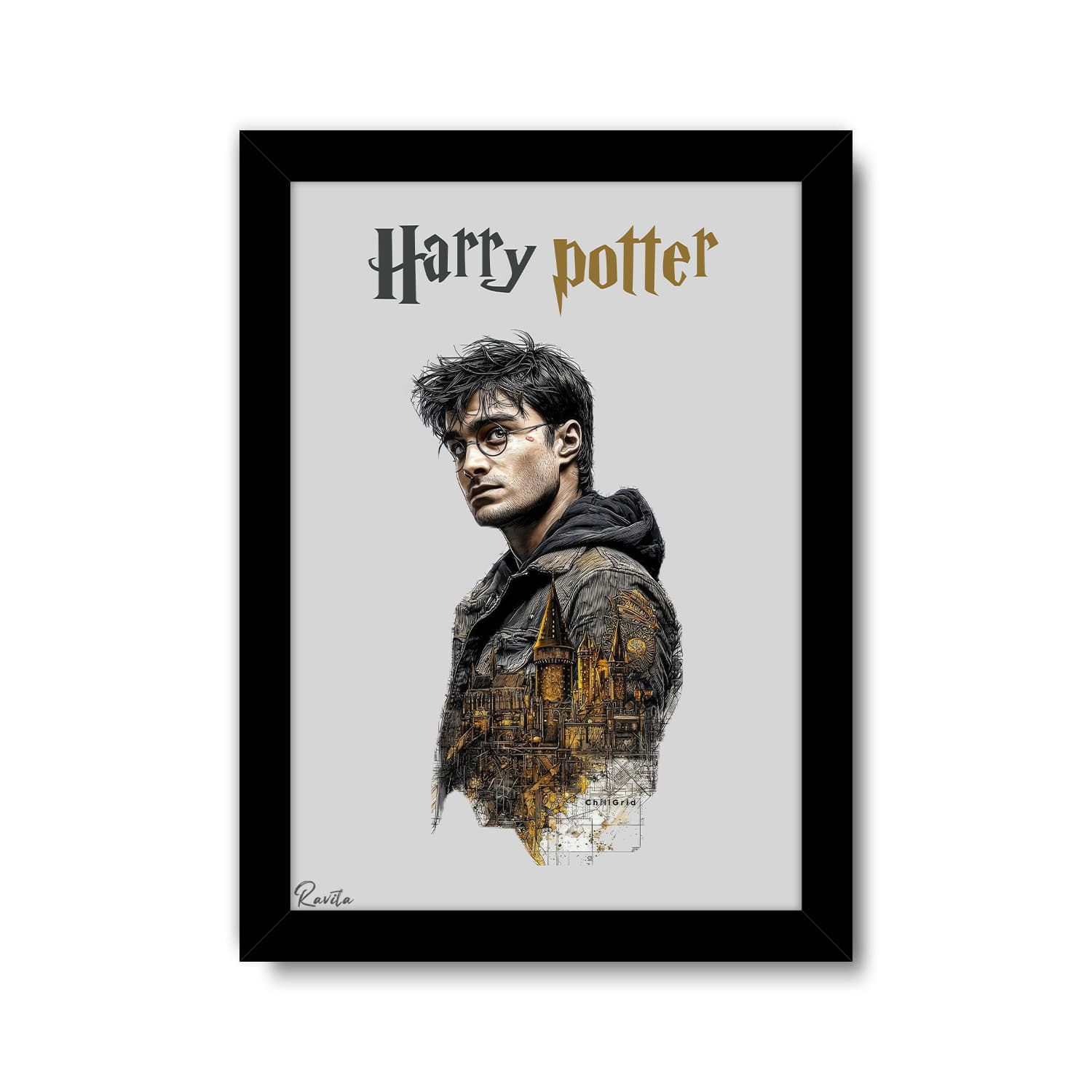 تابلو تکی راویتا طرح هری پاتر – Harry Potter کد 3865