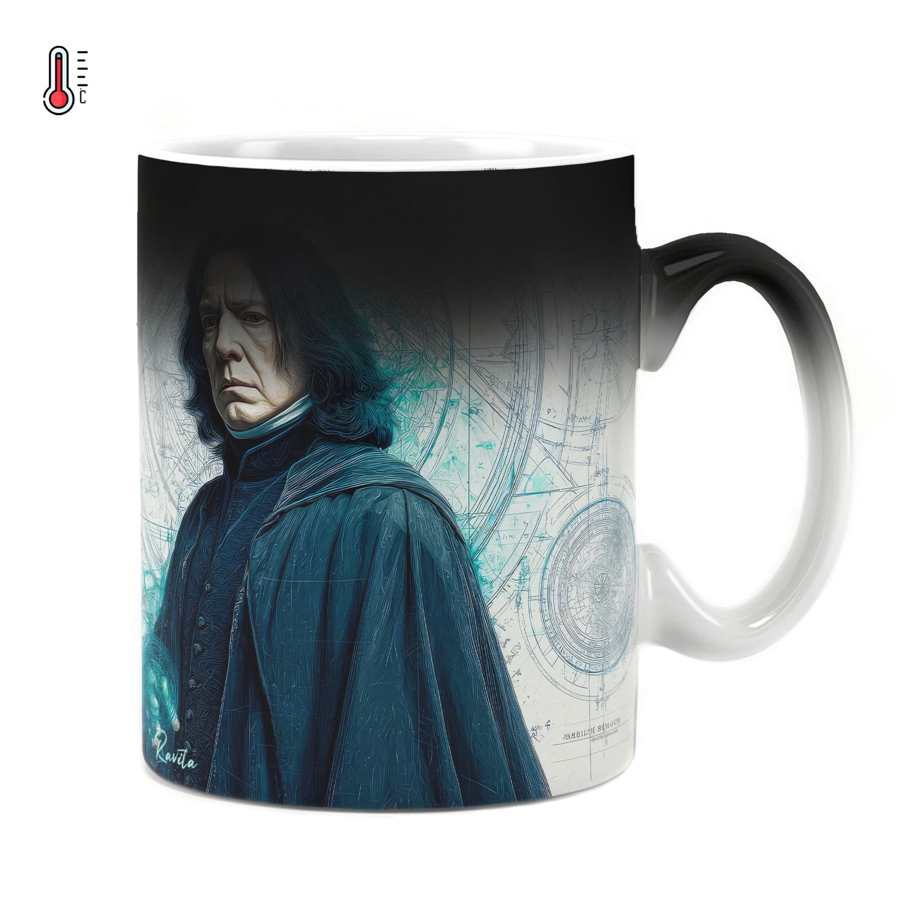 ماگ حرارتی راویتا طرح پروفسور سوروس اسنیپ – Professor Severus Snape کد 3864 — تصویر ۵