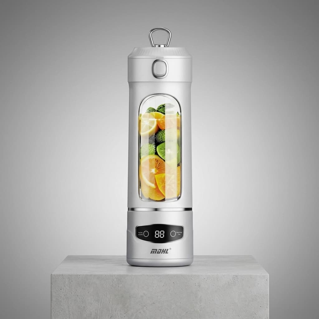 مخلوط کن و شیکر شارژی ام دی اچ ال مدل MDHL AJ-02 نمایشگر دار — تصویر ۹
