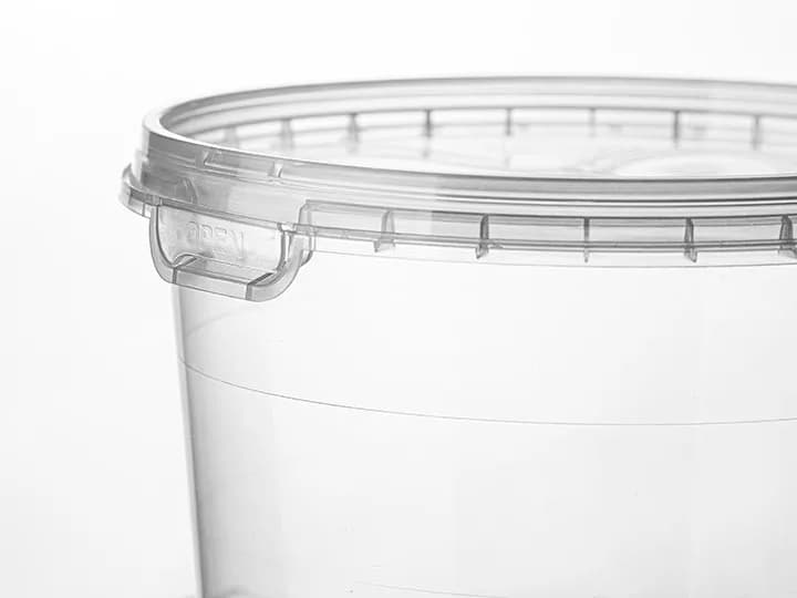 سطل یکبار مصرف مایکروویو 1100 سی سی طب پلاستیک — تصویر ۳