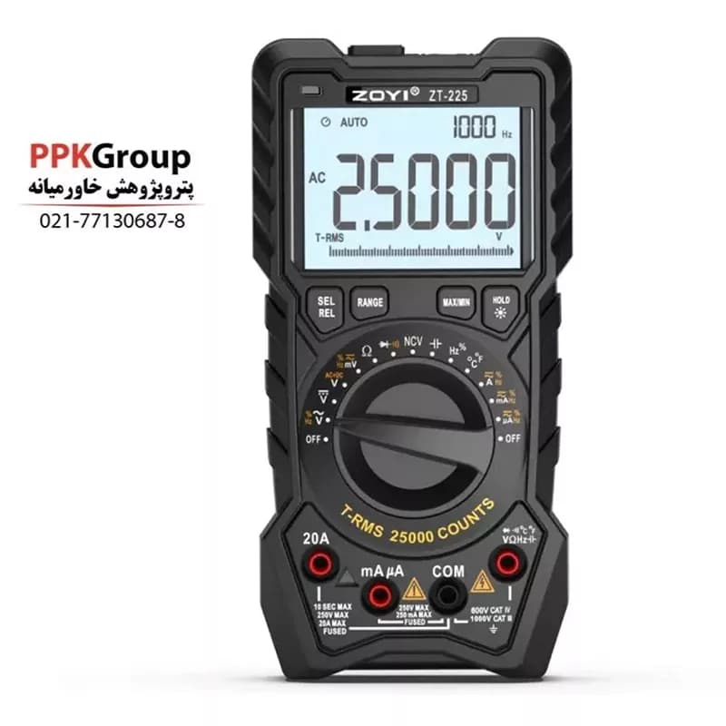 مولتی متر دیجیتال زویی مدل ZT-225 — تصویر ۹
