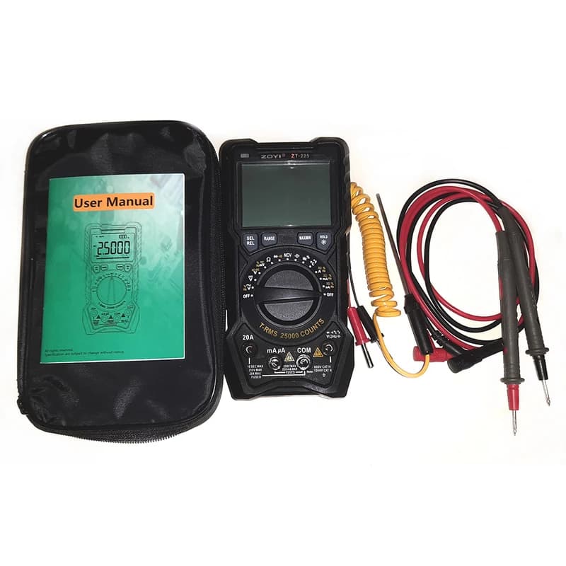 مولتی متر دیجیتال زویی مدل ZT-225 — تصویر ۸