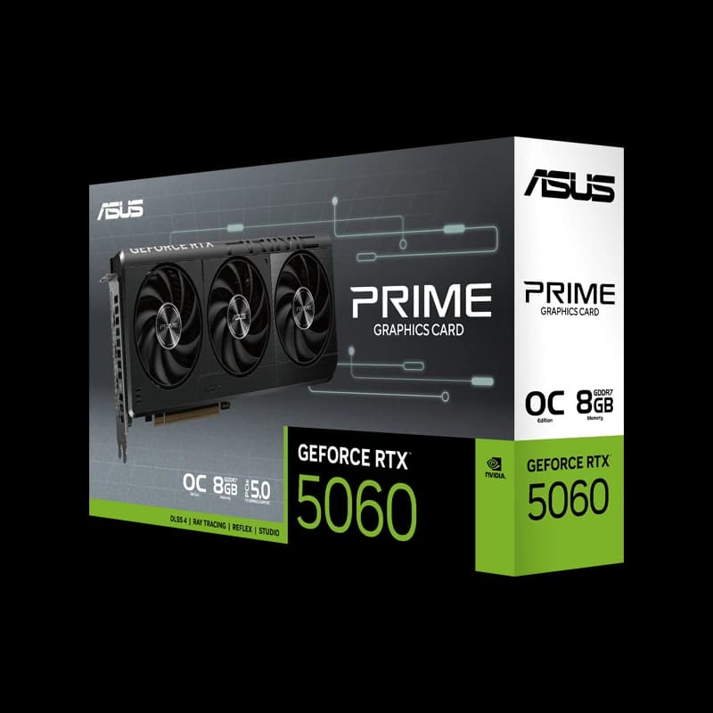 کارت گرافیک ایسوس PRIME GeForce RTX 5060 8GB GDDR7 OC Edition — تصویر ۴