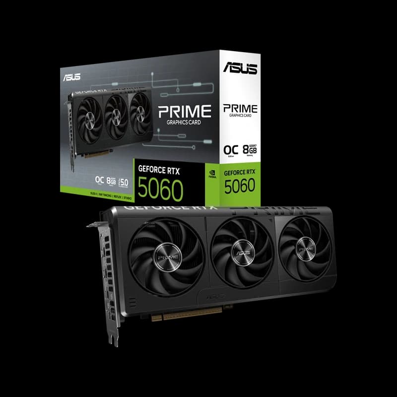 کارت گرافیک ایسوس PRIME GeForce RTX 5060 8GB GDDR7 OC Edition — تصویر ۲