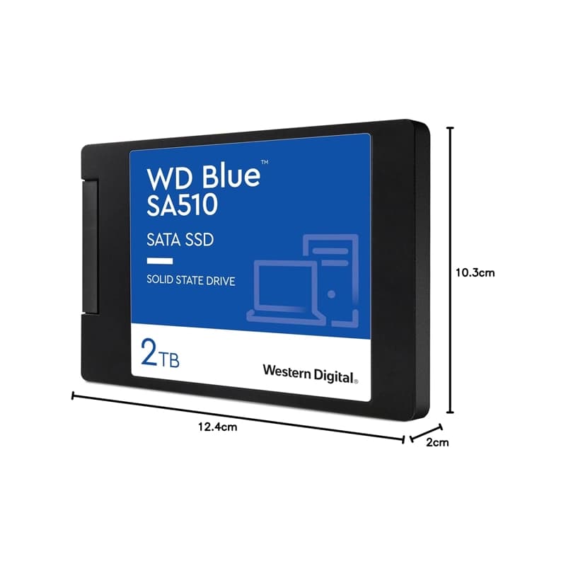 اس اس دی وسترن دیجیتال مدل Blue SA510 2TB — تصویر ۳