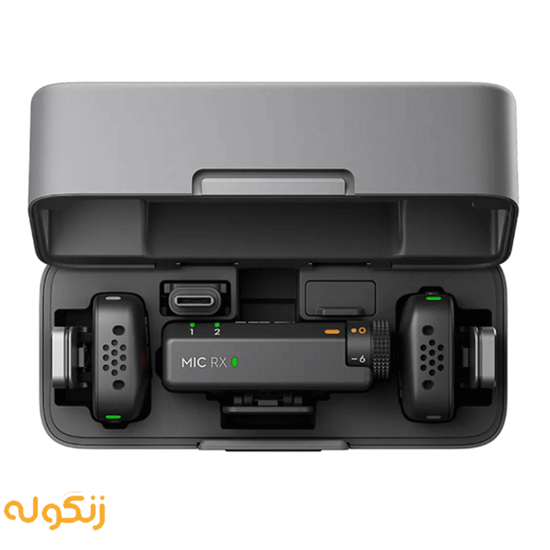میکروفون بیسیم یقه ای دو کاربره دی جی آی مدل DJI Mic Mini — تصویر ۳