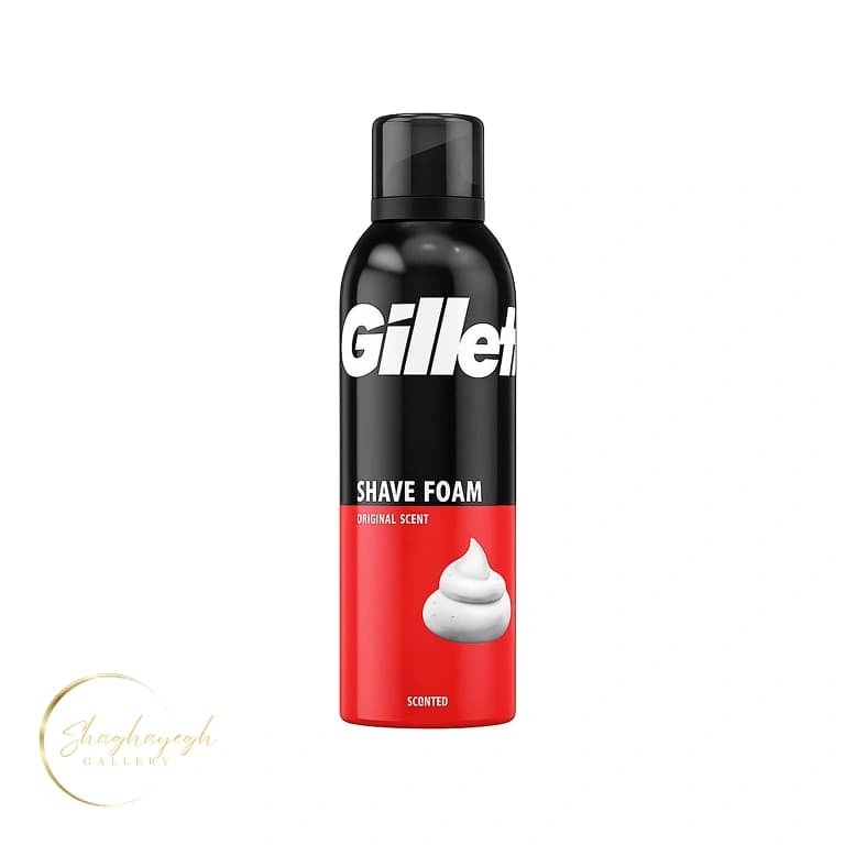 فوم اصلاح ژیلت مدل Original Scent حجم 200 میل Gillette Shave Foam Original Scent
