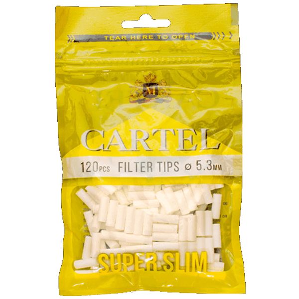 فیلتر سیگار کارتل سوپر اسلیم Cartel super slim cigarettes tips — تصویر ۲