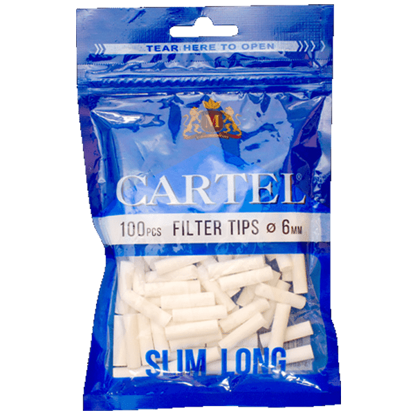 فیلتر سیگار کارتل اسلیم لانگ Cartel slim long cigarettes tips
