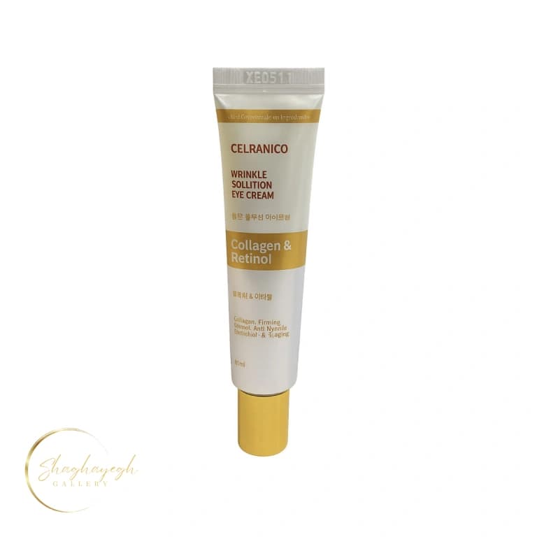کرم دور چشم ضدچروک کلاژن و رتینول سلرانیکو 15 میل Celranico Wrinkle Solution Eye Cream Collagen & Retinol — تصویر ۲