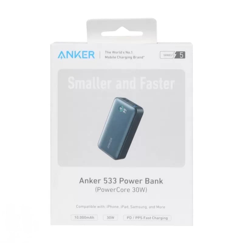 پاوربانک انکر (فست شارژ) 30W 10000mAh مدل A1256 — تصویر ۸