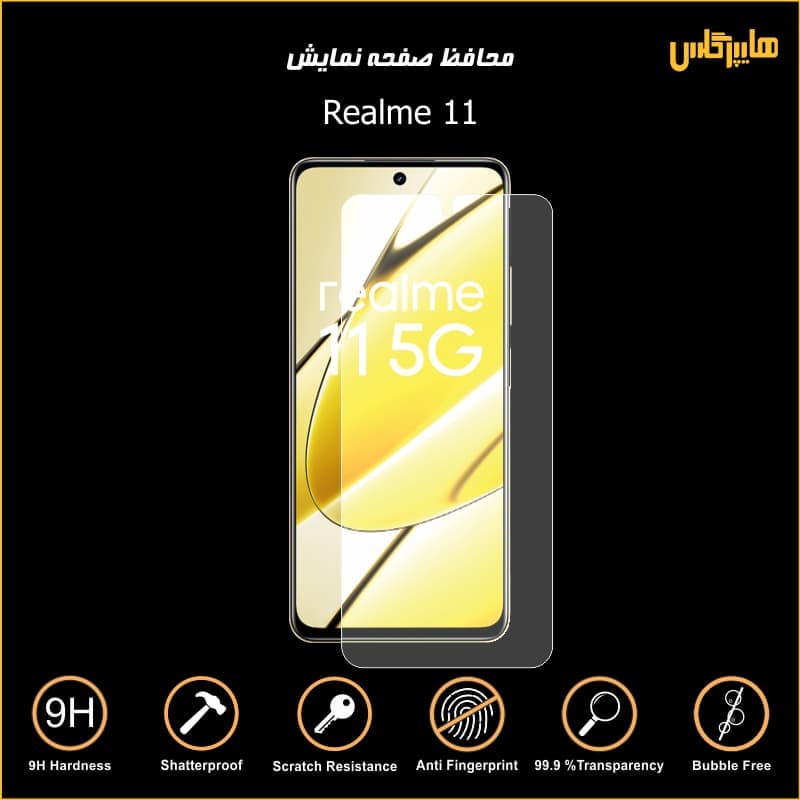 محافظ صفحه نمایش گوشی ریلمی Realme 11 — تصویر ۴