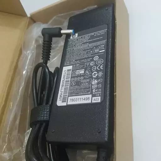شارژر لپ تاپ اچ پی 19.5 ولت 4.62 آمپر سر فیش آبی مدل PA-1900 — تصویر ۸
