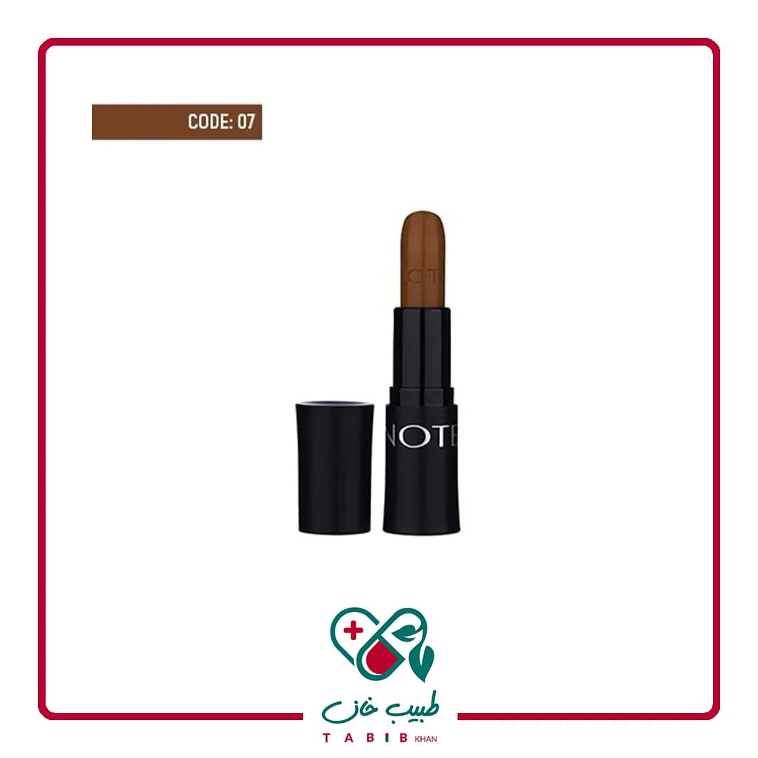 رژ لب جامد ریچ کالر نوت شماره 07/Note Ultra Rich Color Lipstick No.07