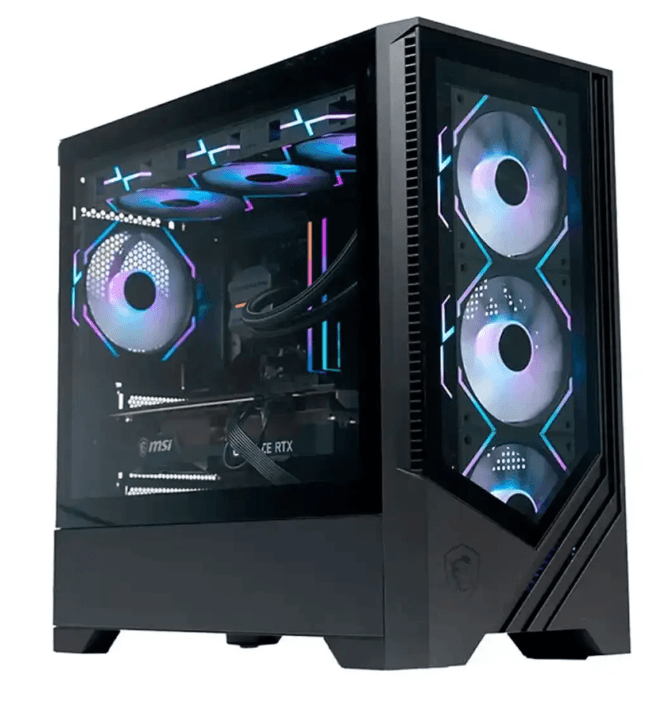 کیس و پاور گیمینگ ام اس آی PAG FORGE M100L + MAG A500N-H — تصویر ۲