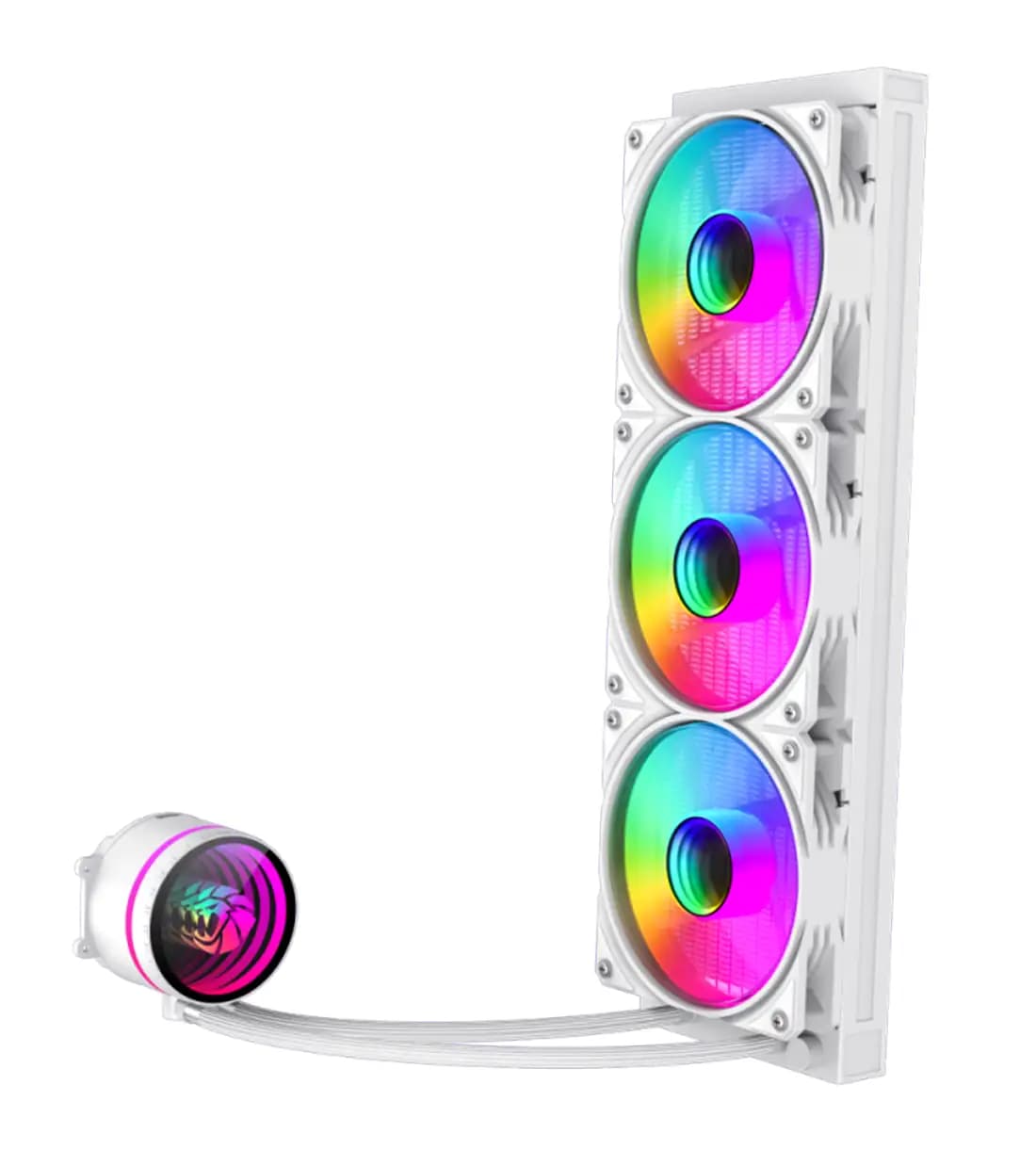 خنک کننده مایع پردازنده گیم مکس IceBurg 360 Infinity White — تصویر ۱۱