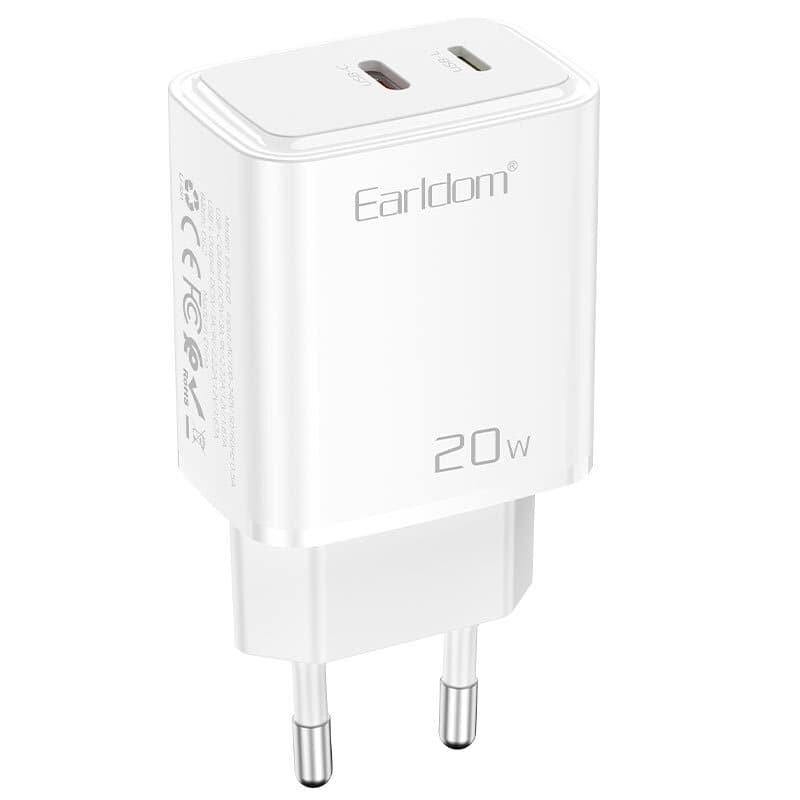 شارژر دیواری 20 وات ارلدام ES-EU50 PD 3A — تصویر ۱۰