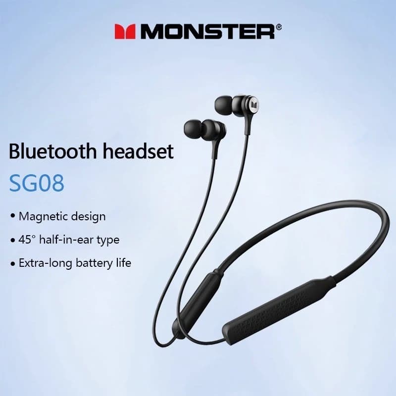 هندزفری دورگردنی MONSTER مدل SG08