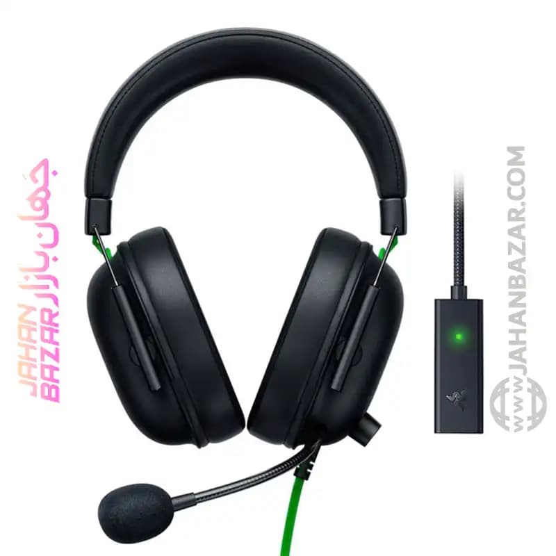 هدست گیمینگ Razer BlackShark V2 USB + Sound Card Black — تصویر ۲
