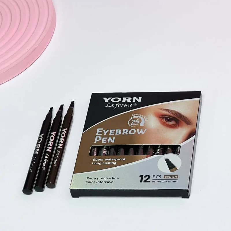 هاشور ابرو ماژیکی چهار خط ضد آب یورن YORN La Forme — تصویر ۱۱