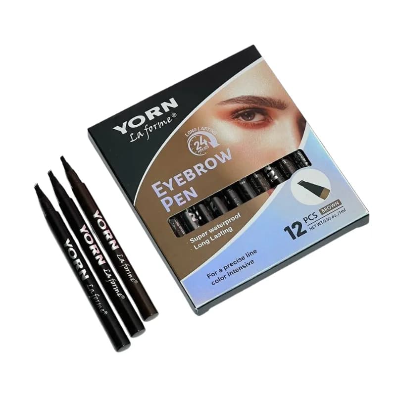 هاشور ابرو ماژیکی چهار خط ضد آب یورن YORN La Forme