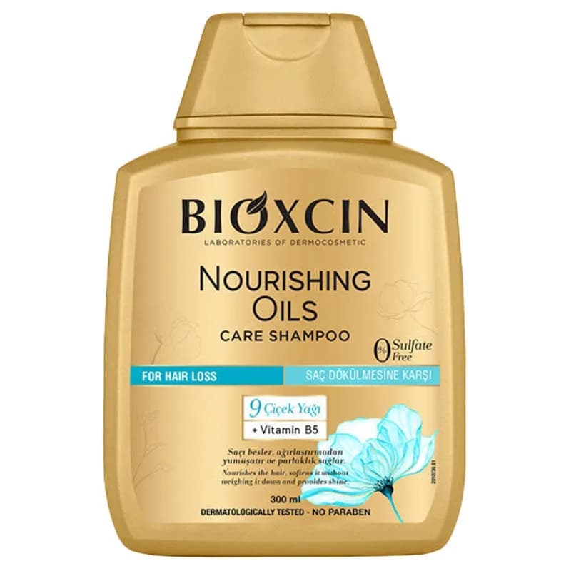 شامپو تقویت کننده و ترمیم کننده بیوکسین مدل Nourishing Oils Care حجم 300 میل — تصویر ۴