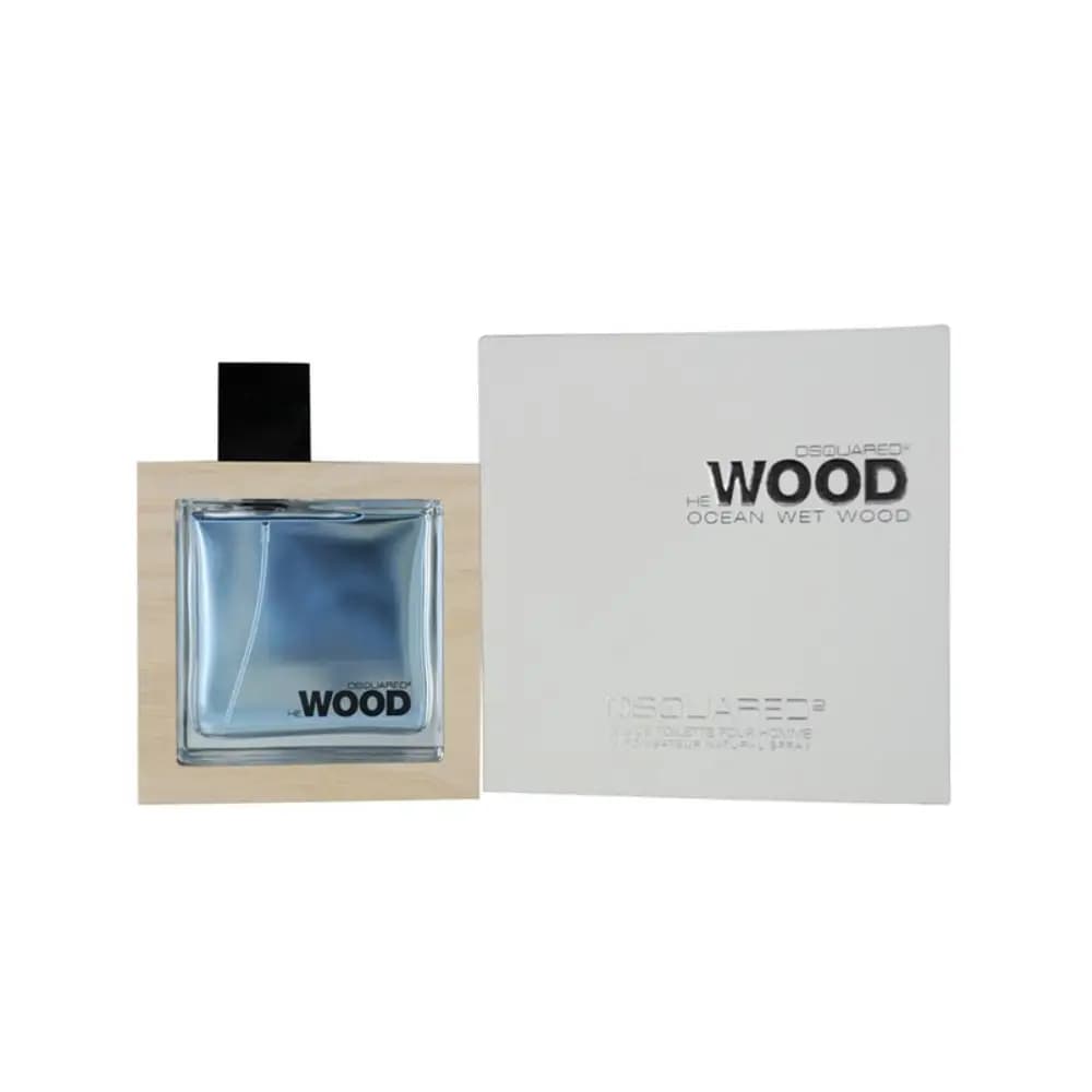 عطر دسکوارد هی وود اوشن وت وود Dsquared2 He Wood Ocean Wet Wood رایحه‌ای مردانه، خنک و دریایی — تصویر ۴