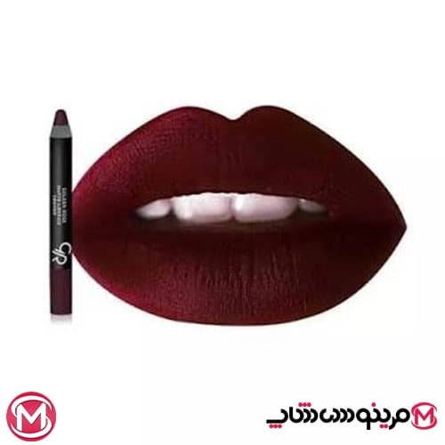 رژ لب مدادی مات گلدن رز Golden rose مدل Crayon شماره 3 — تصویر ۴