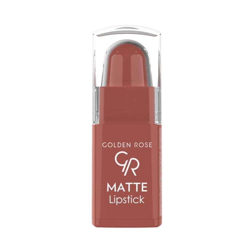 رژ لب جامد و مات مینی گلدن رز Golden Rose سری Matte Lipstick شماره 31