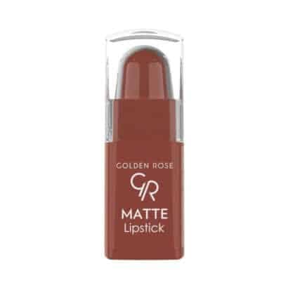 رژ لب جامد و مات مینی گلدن رز Golden Rose سری Matte Lipstick شماره 16 — تصویر ۲
