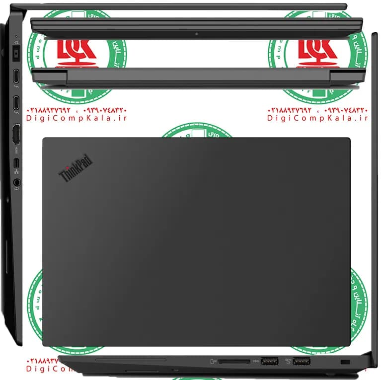 لپ تاپ 15.6 اینچ لمسی لنوو Lenovo ThinkPad P1 Intel Core i7 8850H NVIDIA Quadro P2000 Max-Q 4GB 4K IPS نسل 8 اینتل سری ق? — تصویر ۲