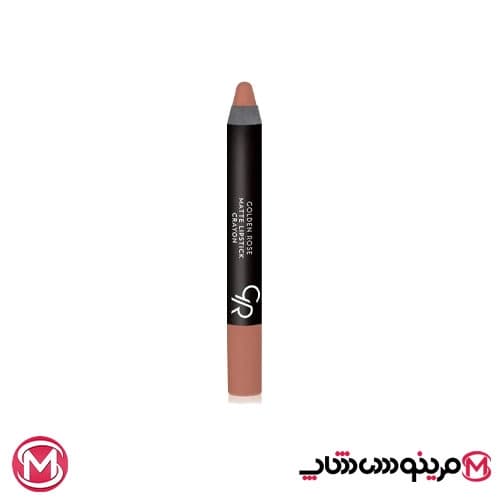 رژ لب مدادی مات گلدن رز Golden rose مدل Crayon شماره 14 — تصویر ۳